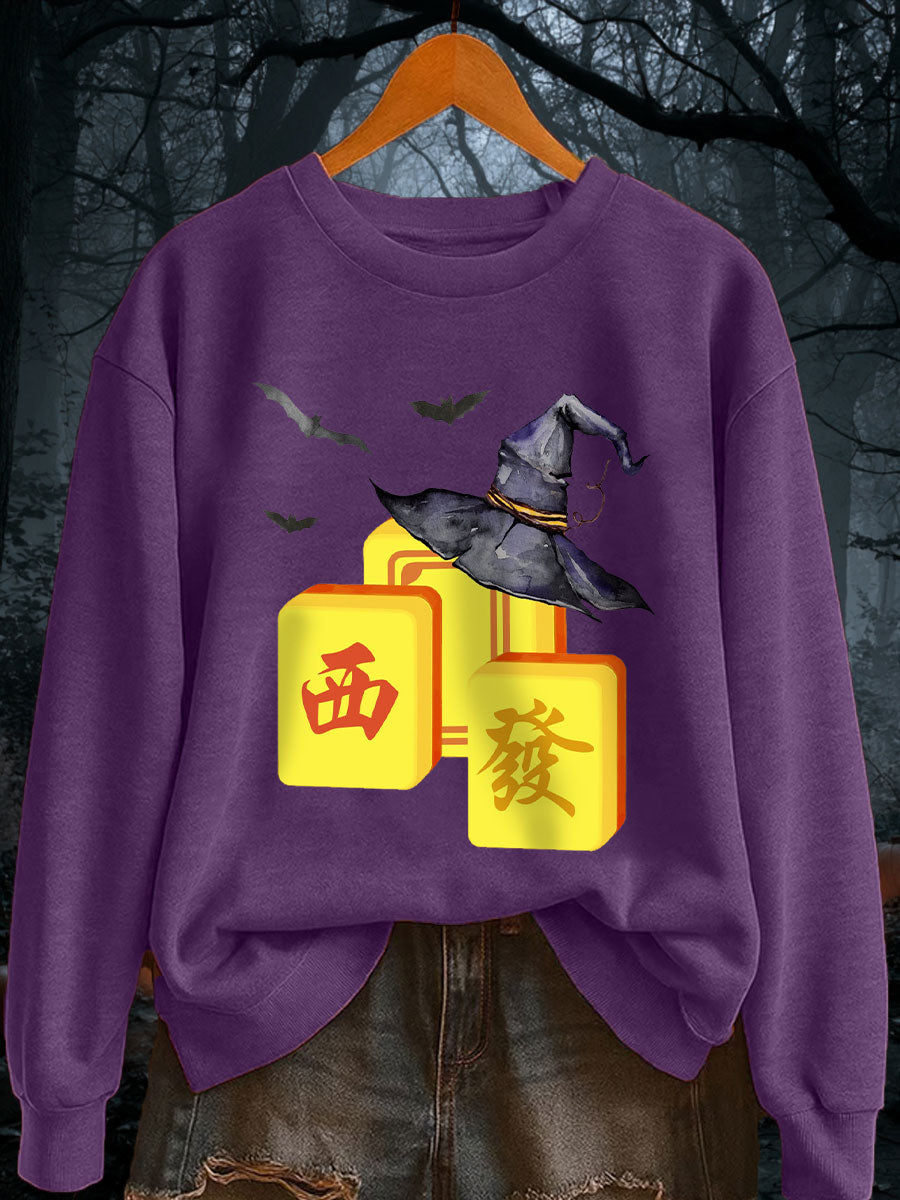 Women's Halloween Mahjong Sweatshirts