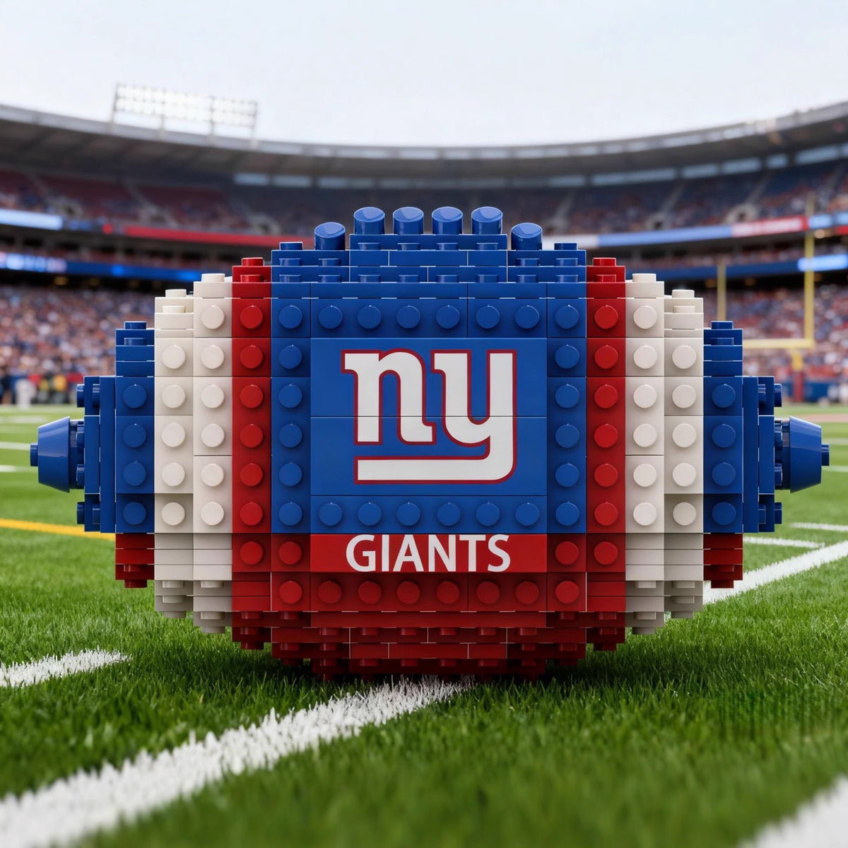 Cross-Border Rugby Series Educational Building Blocks for Fans: American-Style Assembly Toys, Sports, Wholesale, Building Blocks