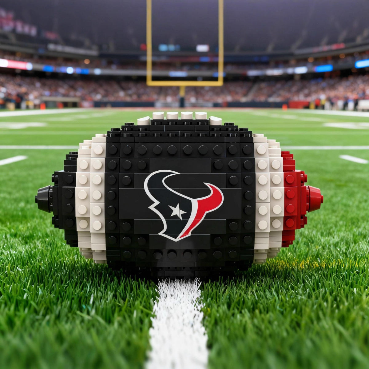 Cross-Border Rugby Series Educational Building Blocks for Fans: American-Style Assembly Toys, Sports, Wholesale, Building Blocks