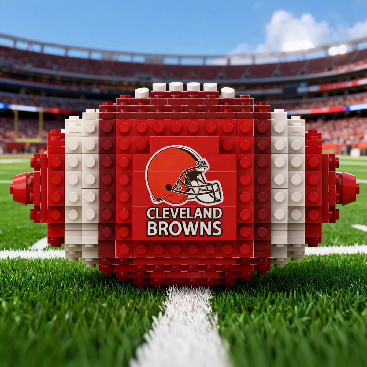 Cross-Border Rugby Series Educational Building Blocks for Fans: American-Style Assembly Toys, Sports, Wholesale, Building Blocks