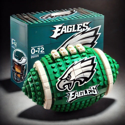 Cross-Border Rugby Series Educational Building Blocks for Fans: American-Style Assembly Toys, Sports, Wholesale, Building Blocks