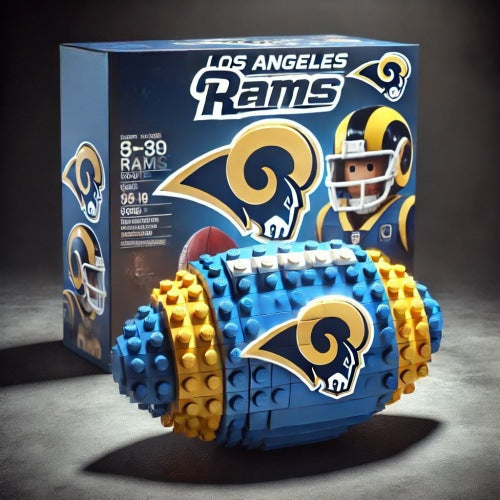 Cross-Border Rugby Series Educational Building Blocks for Fans: American-Style Assembly Toys, Sports, Wholesale, Building Blocks