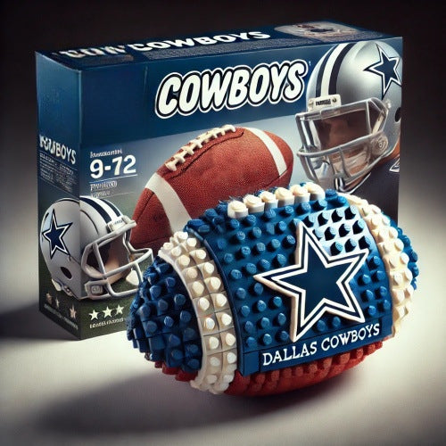 Cross-Border Rugby Series Educational Building Blocks for Fans: American-Style Assembly Toys, Sports, Wholesale, Building Blocks