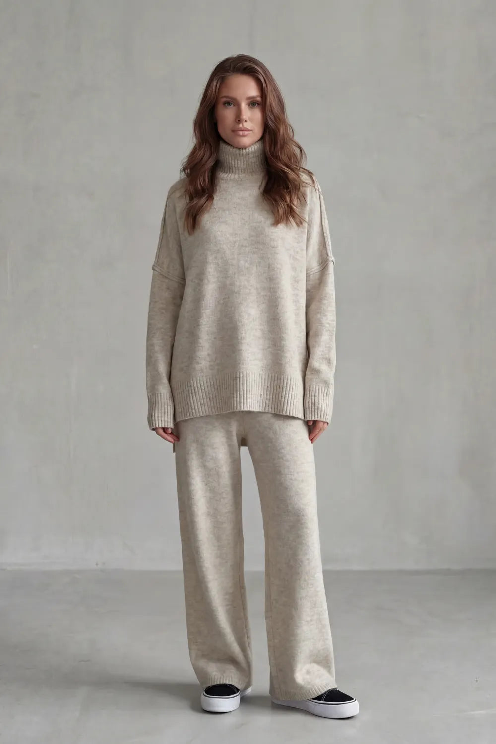 Relaxed warmth – Knit lounge set
