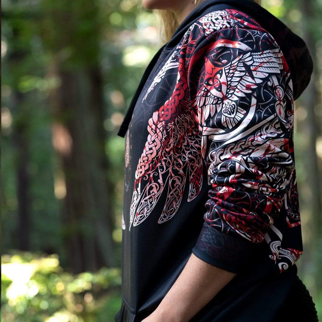 Muninn Bloody Pullover Hoodie-Limited b081