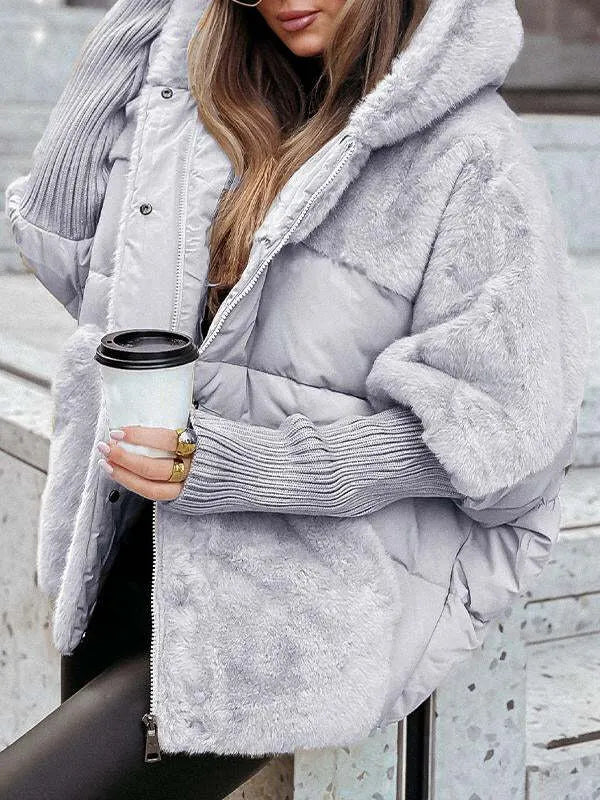 💥Women's Winter Multicolor Hooded Thermal Jacket-Black