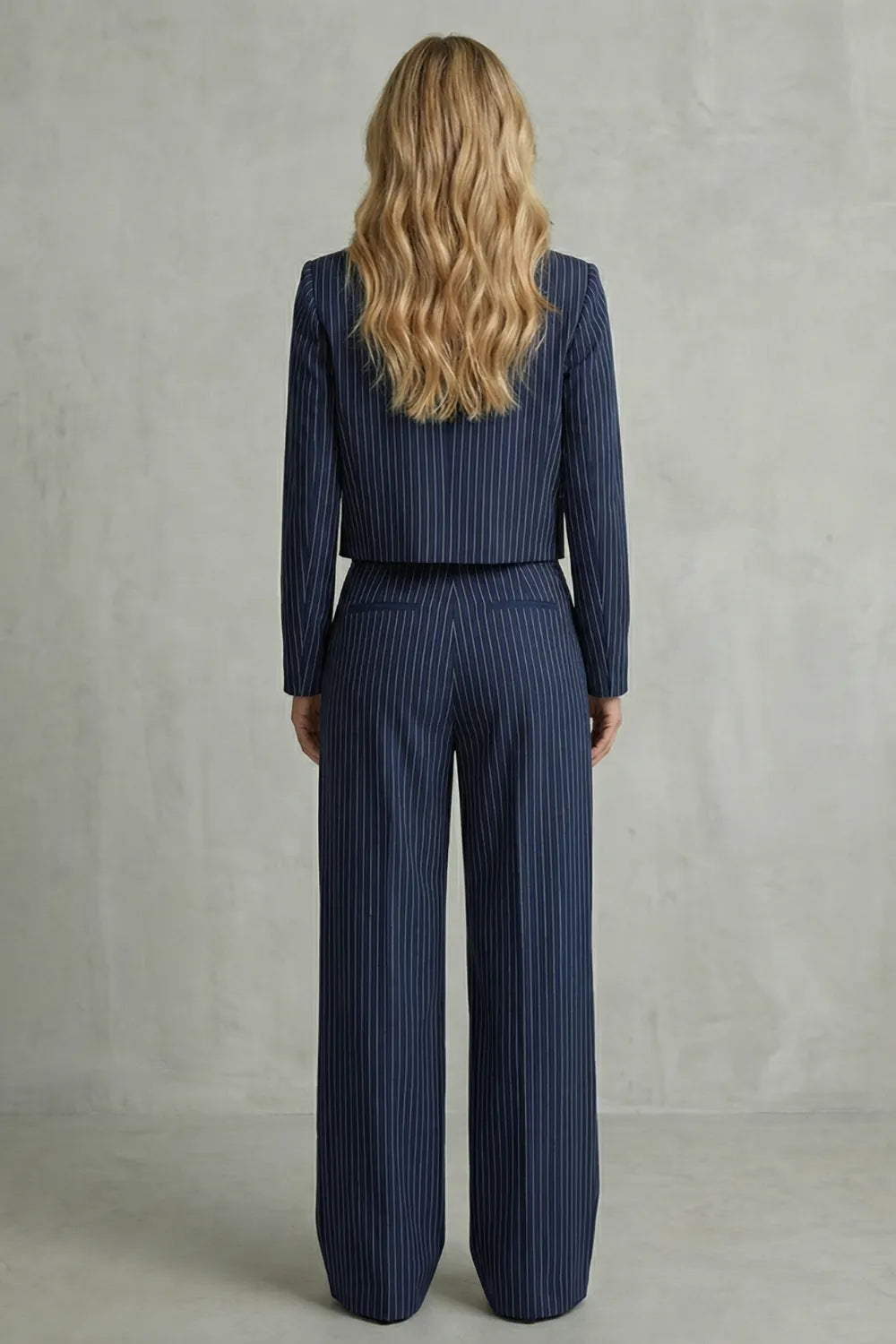 Tailored striped elegance – Two piece set