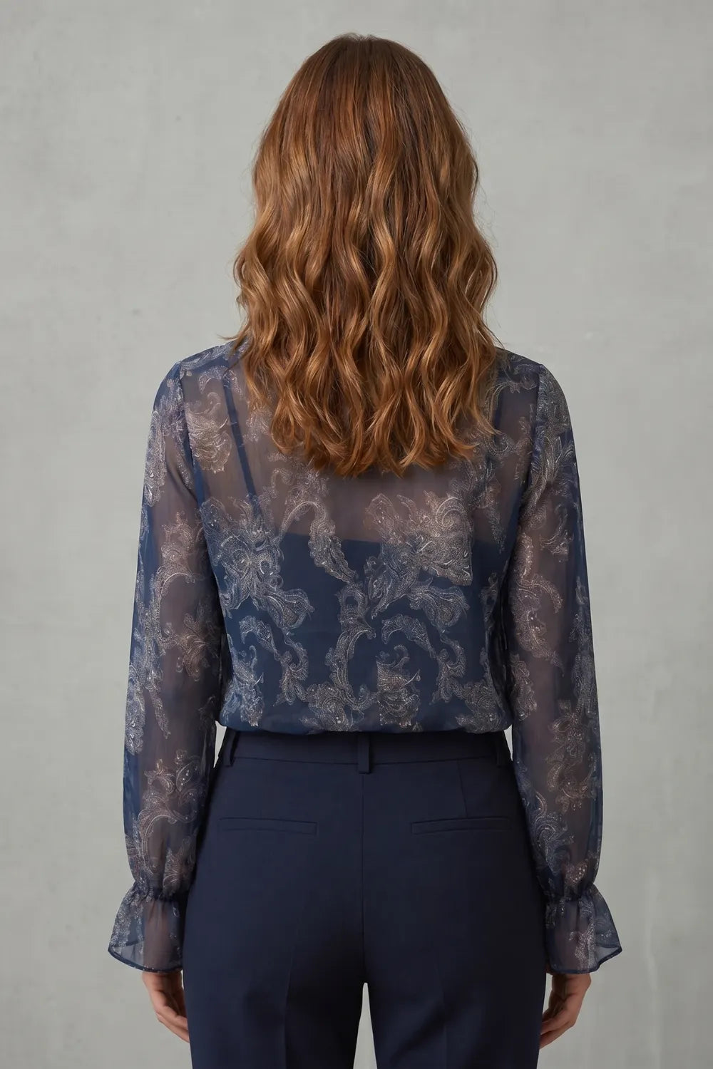 Paisley romance allure – Chiffon blouse