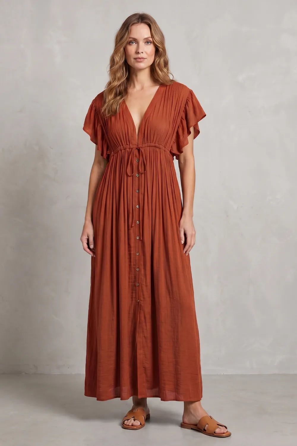 Airy resort elegance – Maxi dress