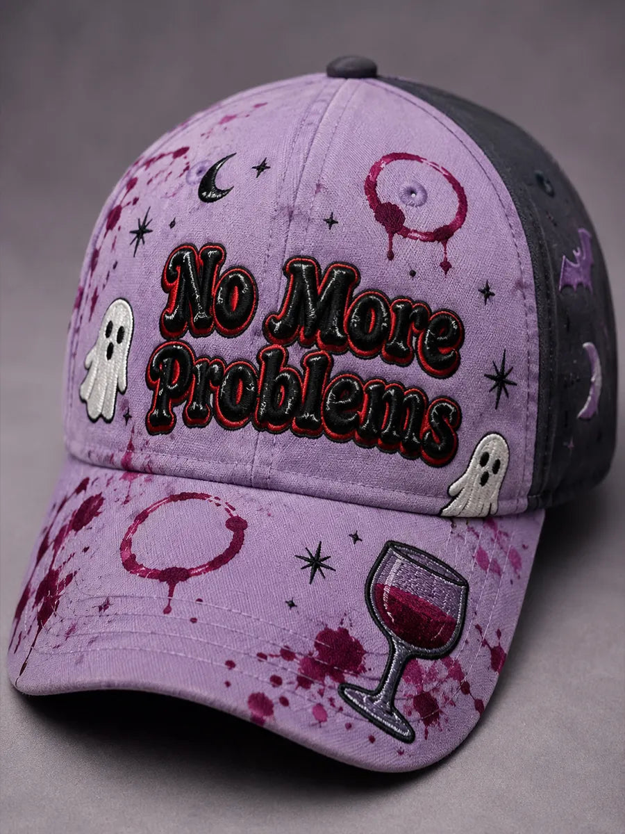 Halloween Blood Retro Art Print Casual Baseball Cap