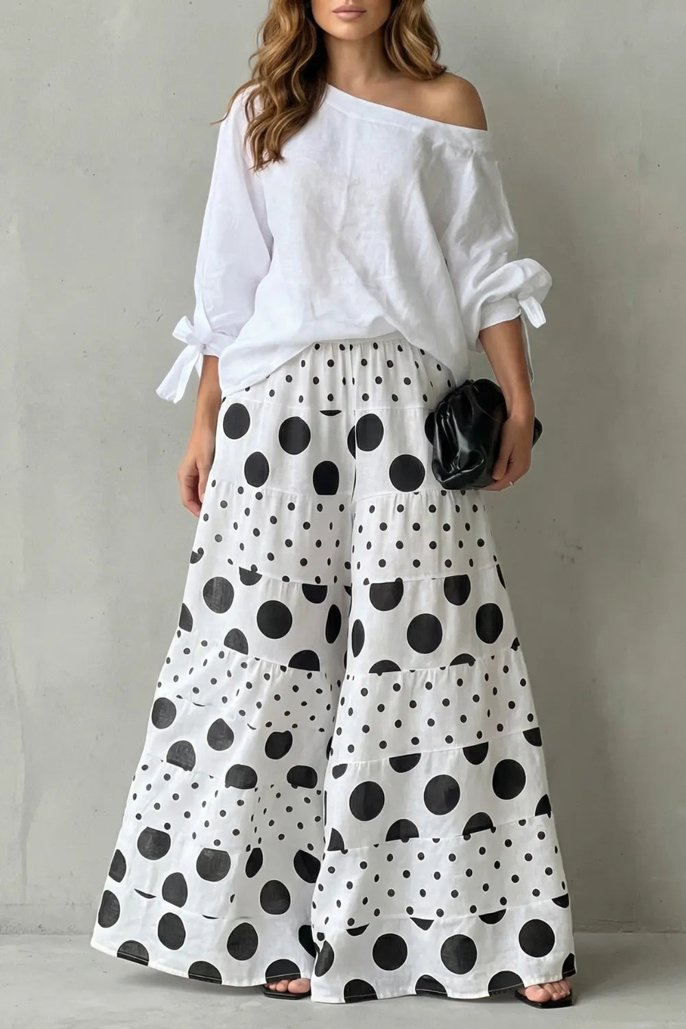 Playful polka flow – Two piece set