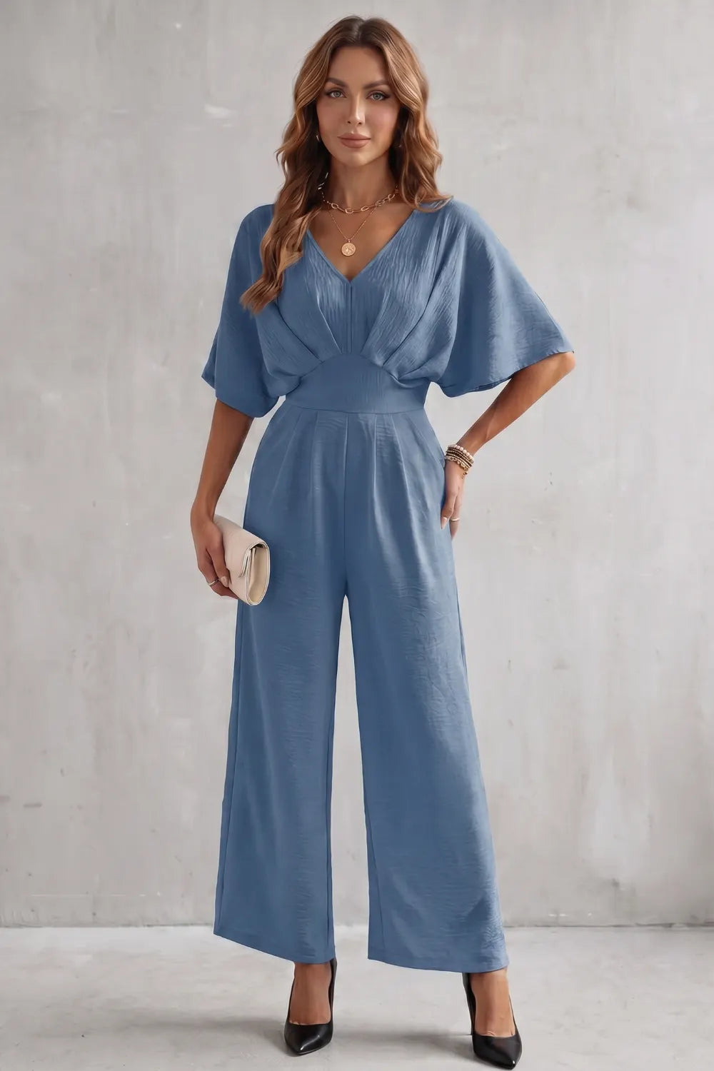 Elegant batwing silhouette – Jumpsuit