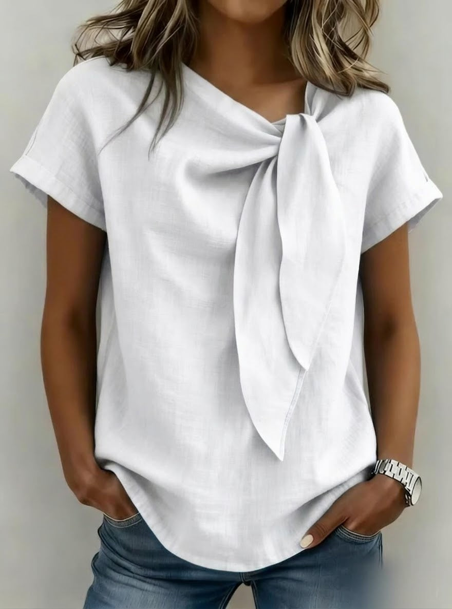 Casual Linen And Cotton Tops