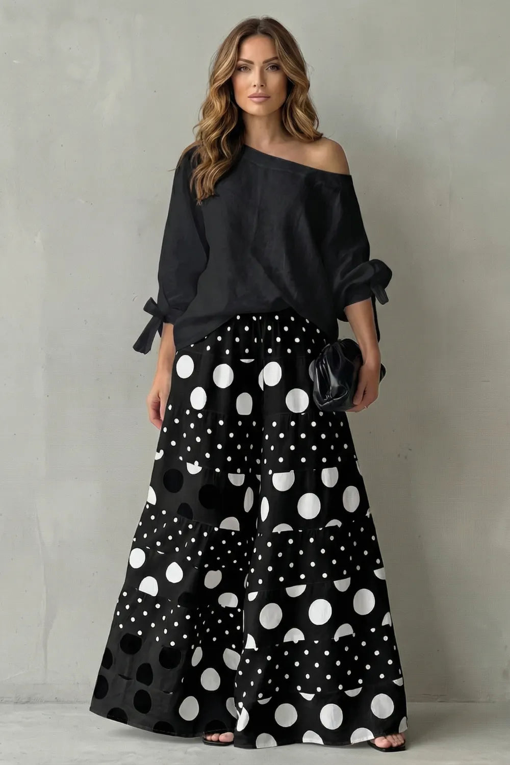 Playful polka flow – Two piece set