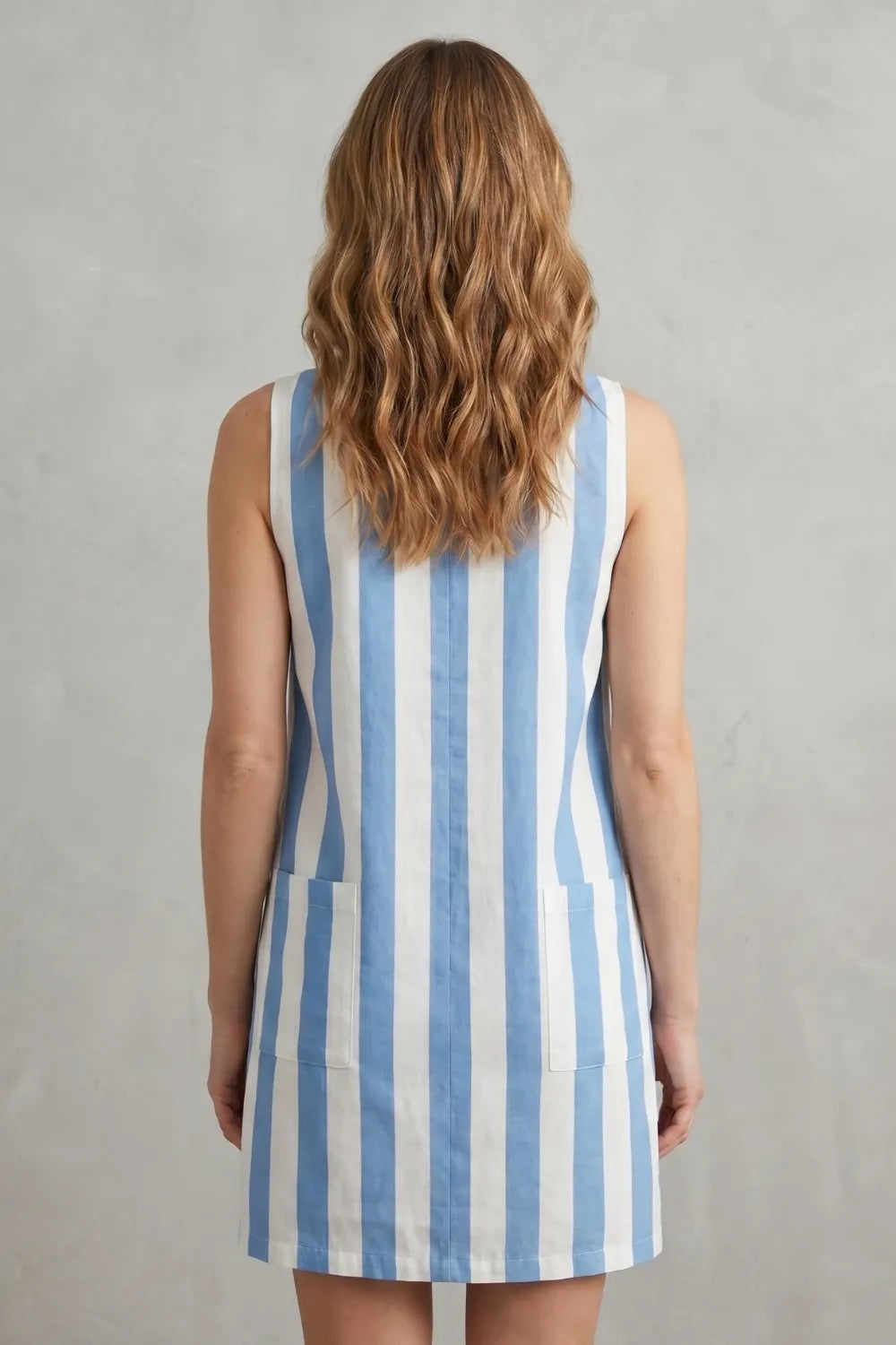 Monochrome striped charm – Mini dress