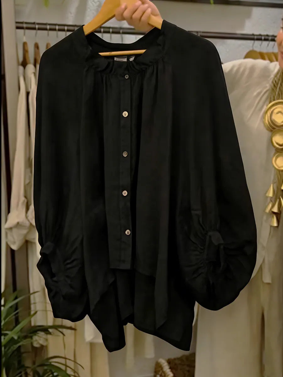 Casual Loose Linen And Cotton Shirts