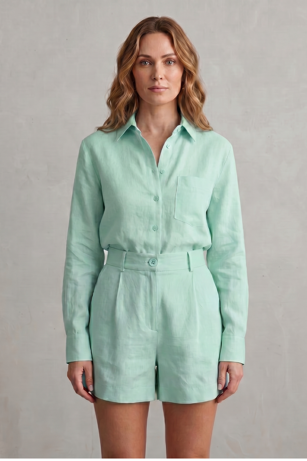 Relaxed linen elegance – Two piece set