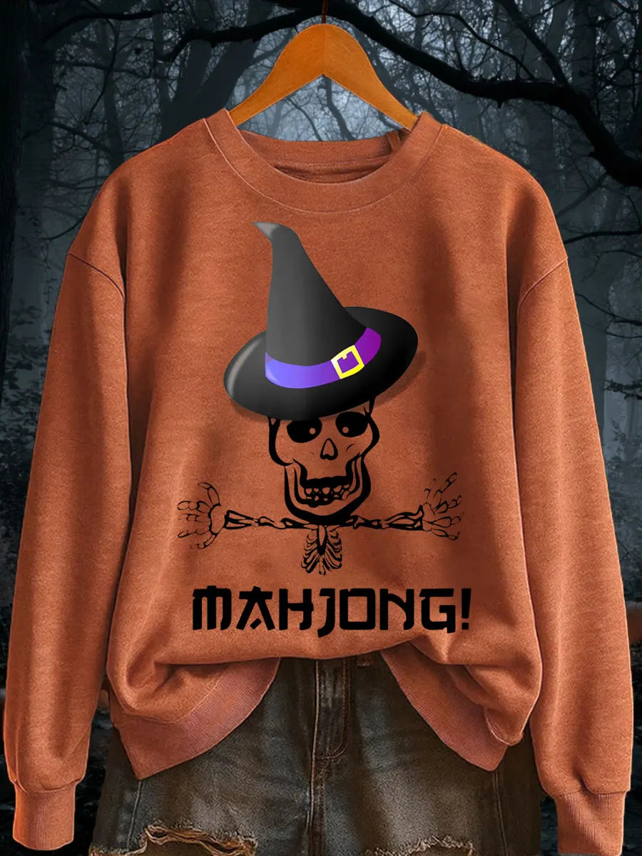Women's Halloween Mahjong Sweatshirts