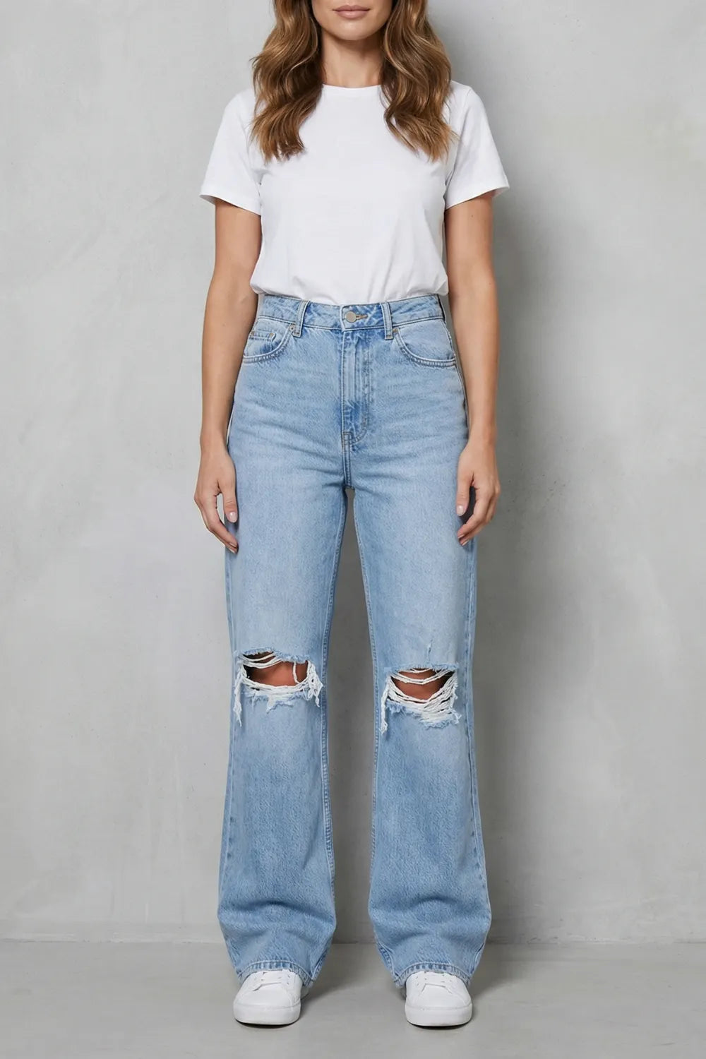 Vintage flare silhouette – Ripped jeans