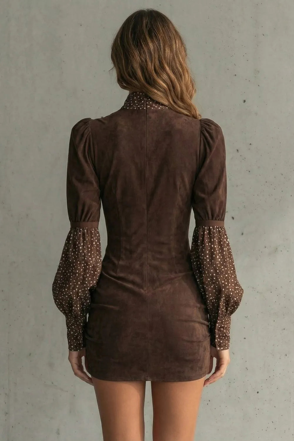 Vintage puff sleeve – Mini dress