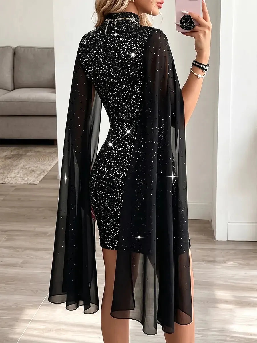Women's Vintage Elegant  Sequined Dress