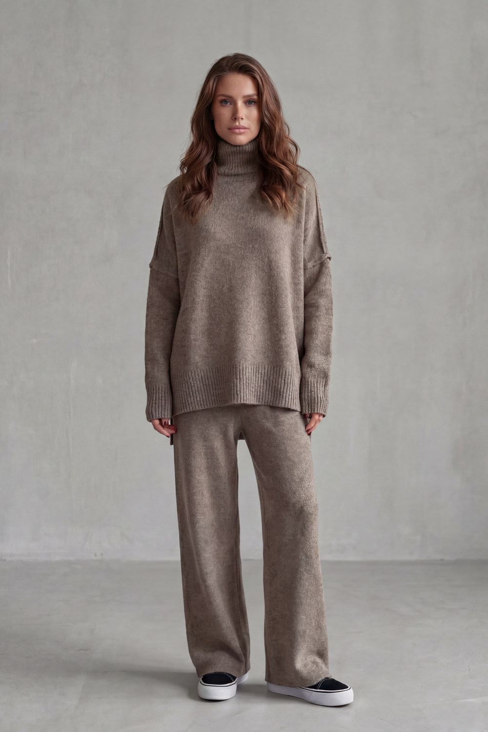 Relaxed warmth – Knit lounge set