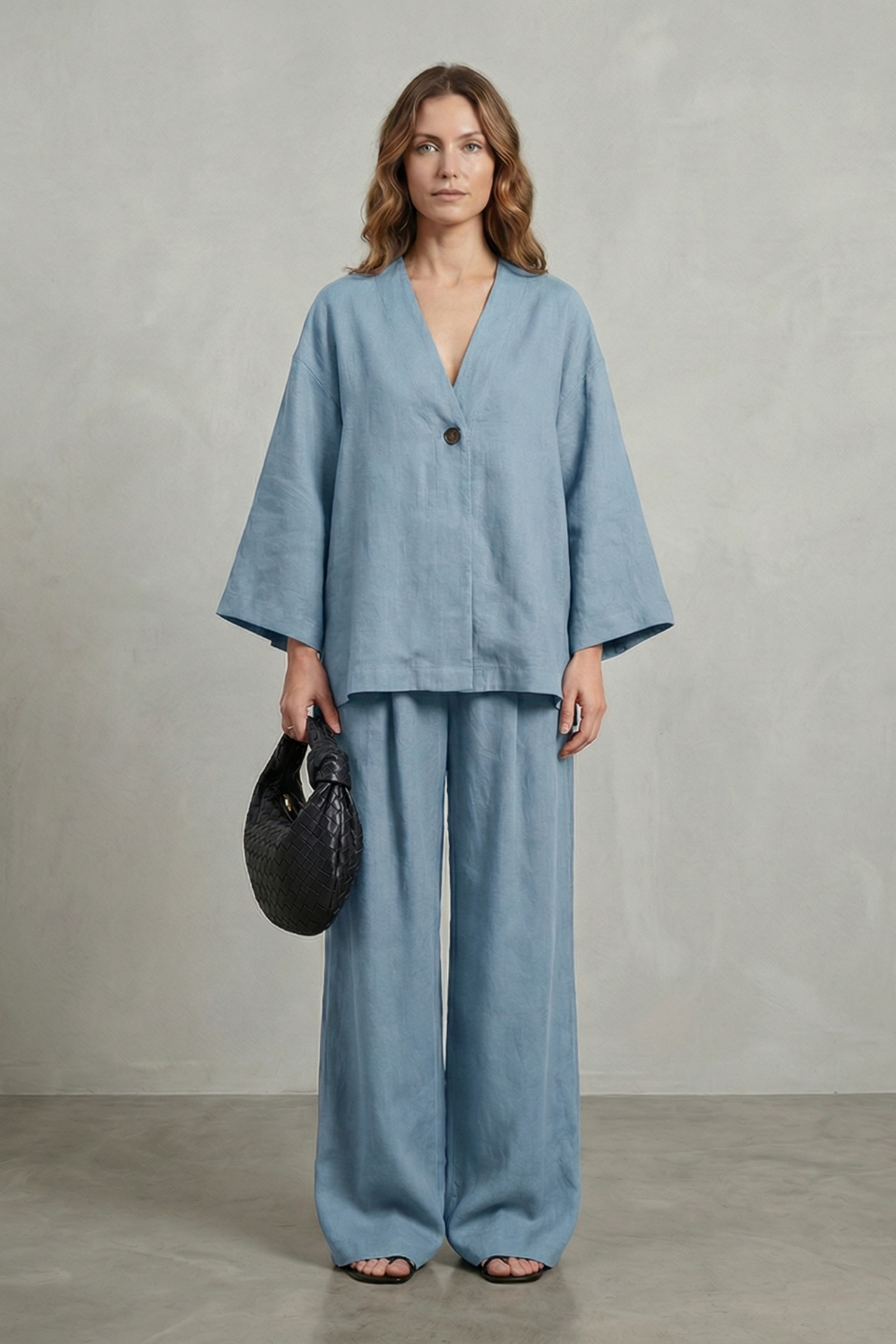 Relaxed wrap silhouette – Two piece set