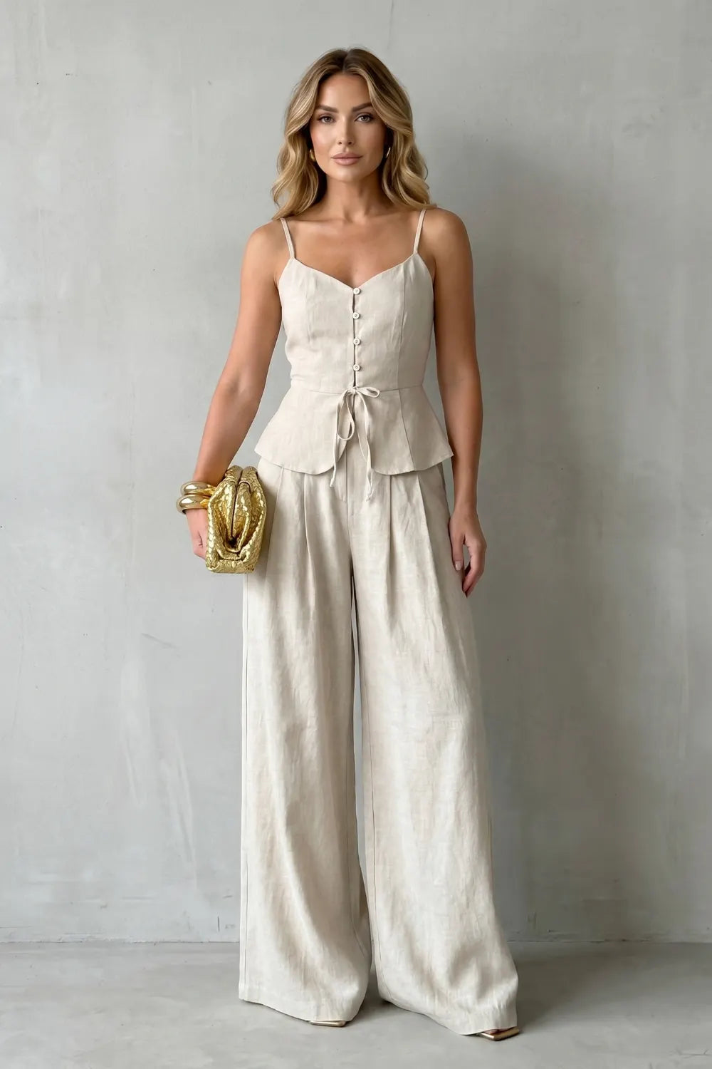 Effortless resort elegance – Trouser set