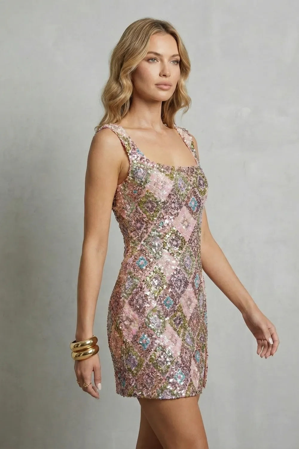 Crystal sequin allure – Mini dress