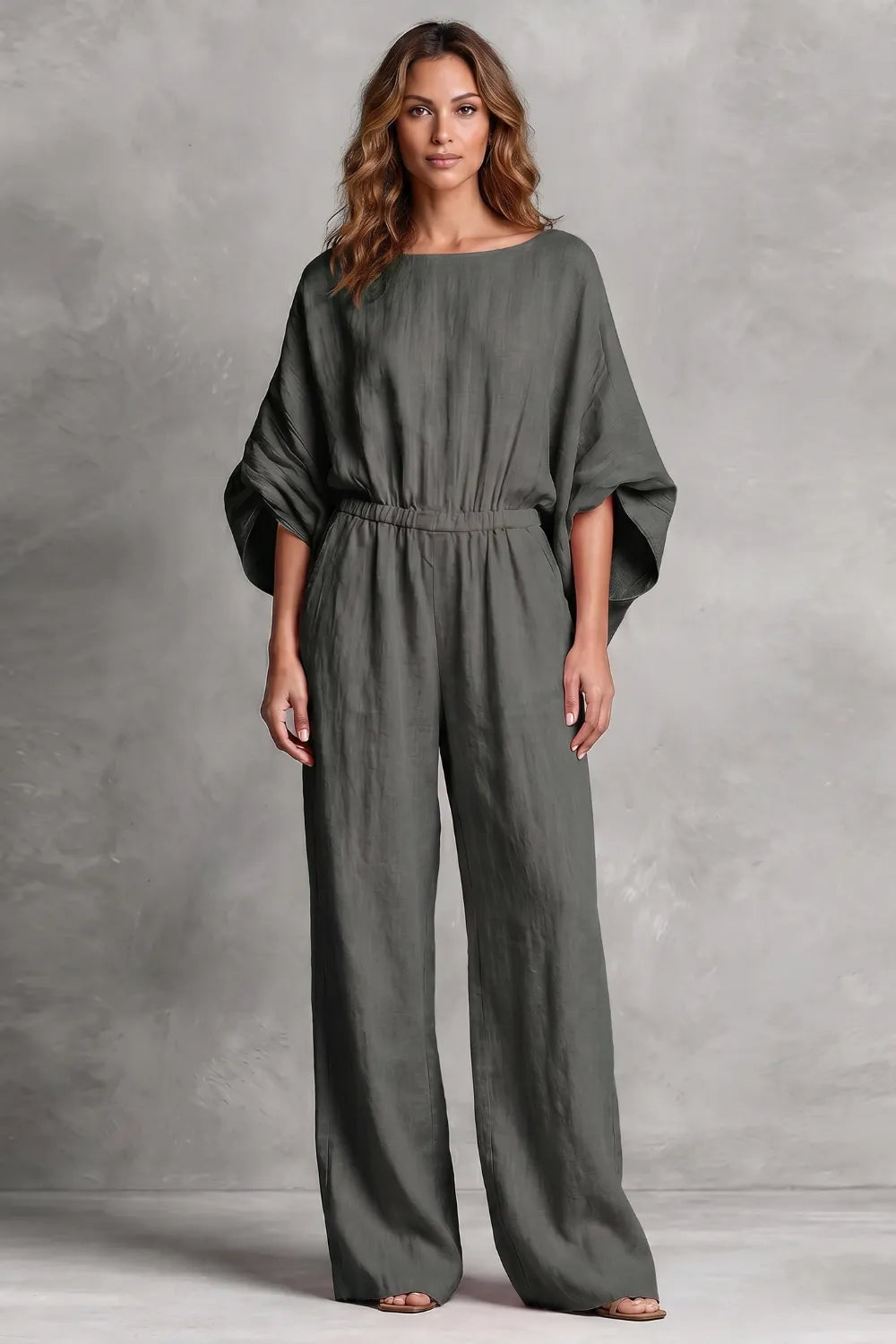 Relaxed bohemian silhouette – Wide-leg jumpsuit