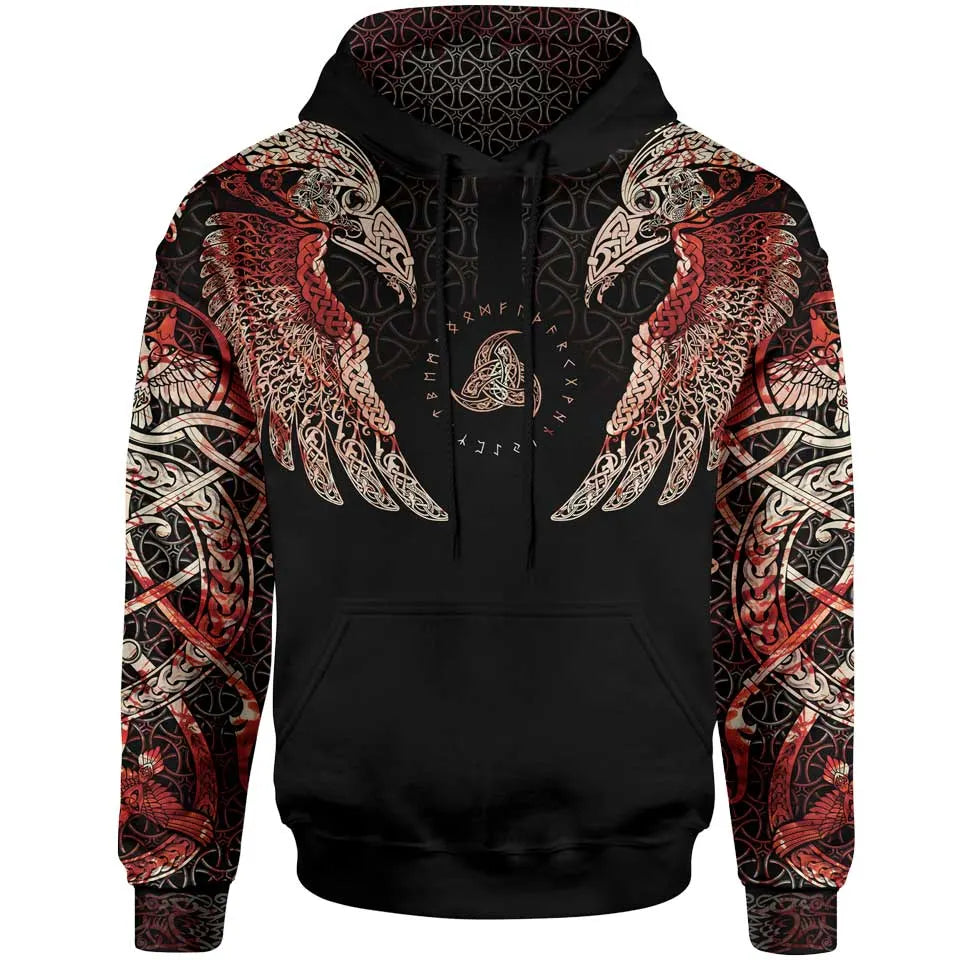 Muninn Bloody Pullover Hoodie-Limited b081