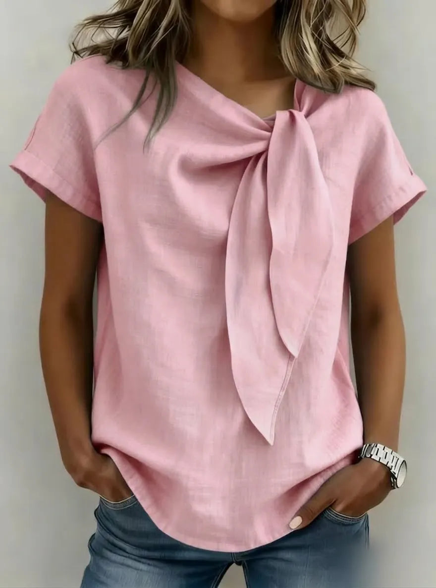 Casual Linen And Cotton Tops