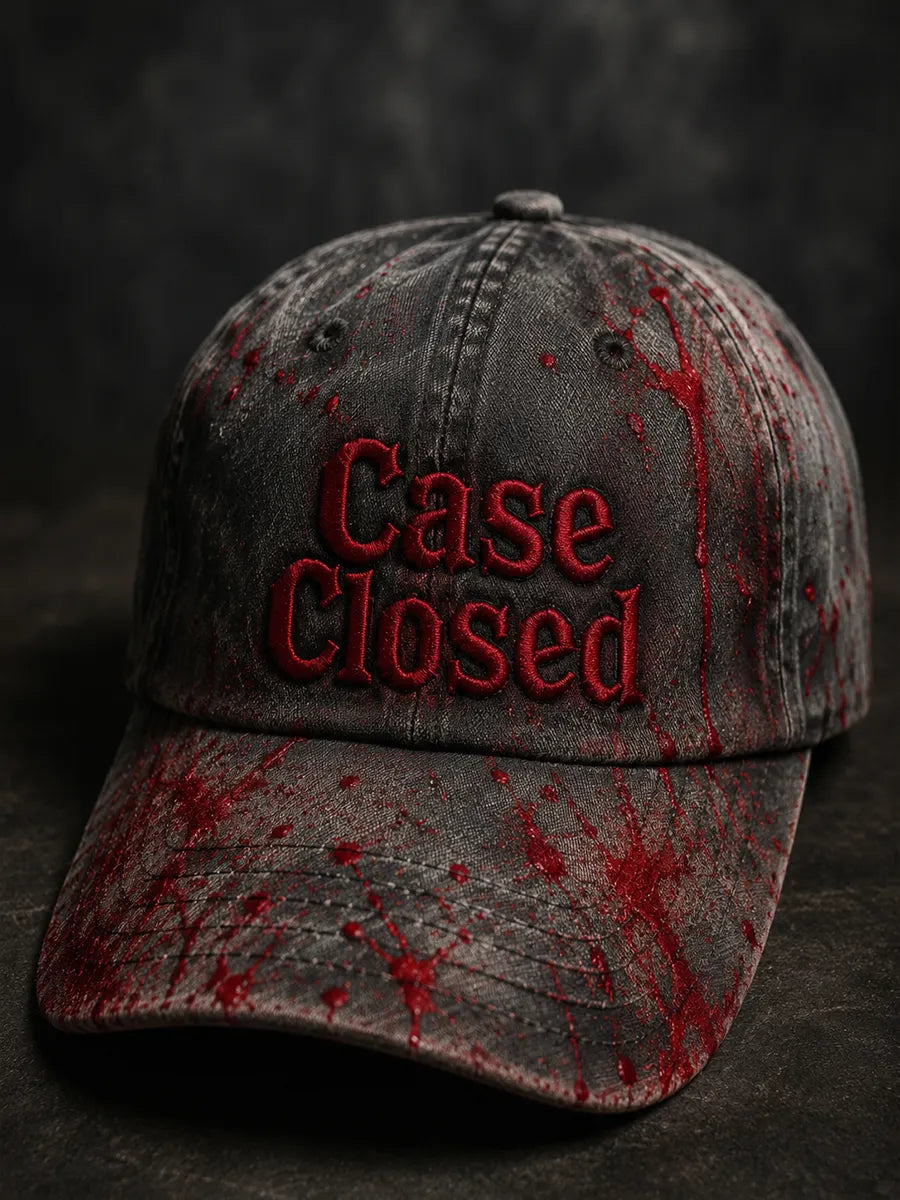 Halloween Blood Retro Art Print Casual Baseball Cap
