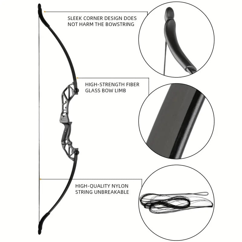 archery recurve bow arrows adults aluminum alloy - Temu